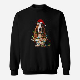 Basset Hound Christmas Funny Basset Hound Dog Lovers Gift Sweat Shirt - Seseable