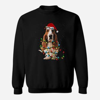 Basset Hound Christmas Funny Sweat Shirt - Seseable