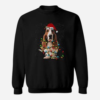 Basset Hound Christmas Sweat Shirt - Seseable