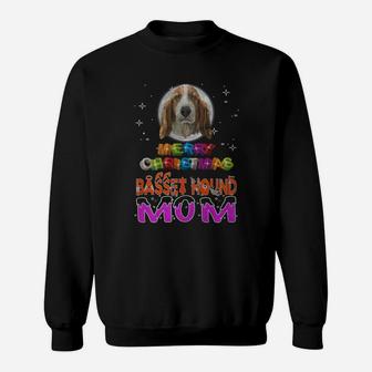 Basset Hound Mom,basset Hound Ugly Christmas Sweater,basset Hound Christmas Eve,basset Hound Noel,basset Hound Merry Christmas Sweat Shirt - Seseable