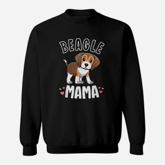 Beagle Mama Dog Mom Sweat Shirt - Seseable