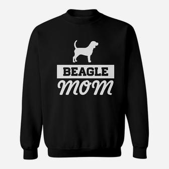 Beagle Mom Dog Lover Graphic Sweat Shirt - Seseable