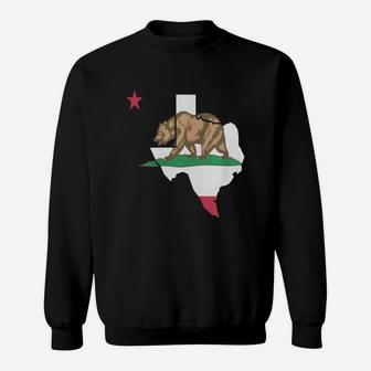 Bear California Pride Flag Sweat Shirt - Seseable