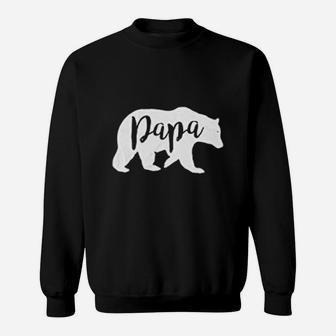 Bear Papa Gift, dad birthday gifts Sweat Shirt - Seseable