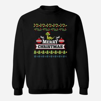 Bearded Dragon Christmas Ugly Sweater Sweat Shirt - Seseable