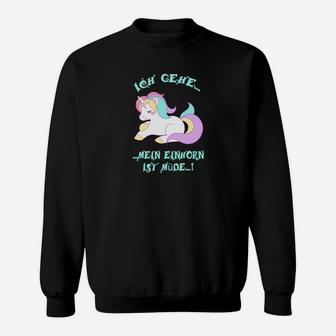 Beschränkung Einhorn Müde Sweatshirt - Seseable