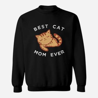 Best Cat Mom Ever Kitty T-shirt, Funny Cute Kitten Sweat Shirt - Seseable