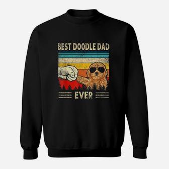 Best Doodle Dad Ever Goldendoodle Dog Dad Gift Fathers Day Sweat Shirt - Seseable