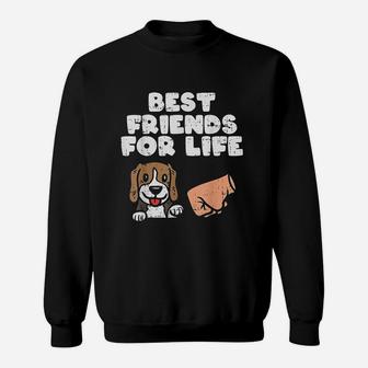 Best Friends For Life Beagle Cute Dog Lover Pet Owner Gift Sweat Shirt - Seseable