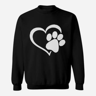 Best Mom Ever Pet Lovers Paw Print Gift For Mom Sweat Shirt - Seseable