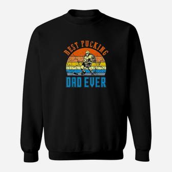 Best Pucking Dad Vintage Retro Sweat Shirt - Seseable