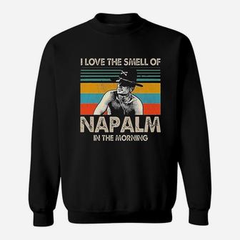 Bill Kilgore I Love The Smell Of Napalm In The Morning Vintage Sweat Shirt - Seseable
