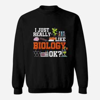 Biology Teacher Gift Science Student Biology Sweat Shirt - Seseable