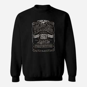 Birthday Gift Vintage 1963 Aged To Perfection Sweat Shirt - Seseable