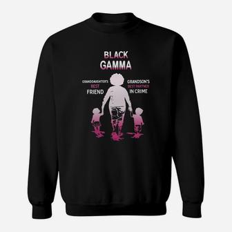 Black Month History Black Gamma Grandchildren Best Friend Family Love Gift Sweat Shirt - Seseable