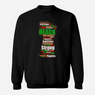 Black Papasita African American Proud Black History Month Sweat Shirt - Seseable