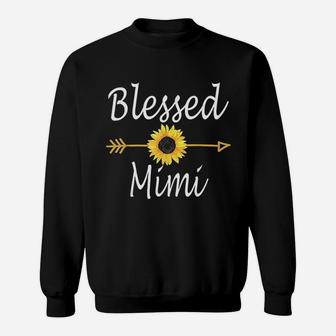 Blessed Mimi Sunflower Mothers Day Gifts Sweat Shirt - Seseable