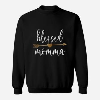Blessed Momma Thanksgiving Sweat Shirt - Seseable