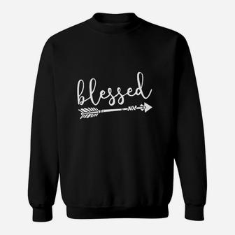 Blessed Thanksgiving Cute Graphic Printed Funny Sweat Shirt - Seseable