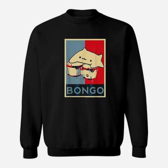 Bongo Cat For Hope Poster Sweat Shirt - Seseable