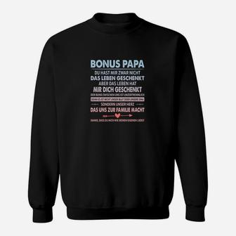 Bonus Papa Dankeschön Sweatshirt, Liebevolle Botschaft - Seseable