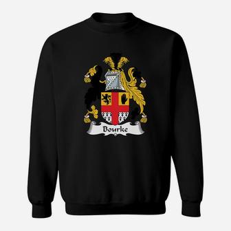 Bourke Coat Of Arms Irish Family Crests Sweat Shirt - Seseable