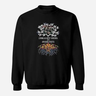 Boy Youth Living In West Virginia With Arizona Roots Sweat Shirt - Seseable