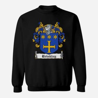 Brinkley Coat Of Arms Irish Family Crests Sweat Shirt - Seseable