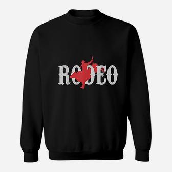 Bull Riding Rodeo Western Country Bull Rider Gift Sweat Shirt - Seseable