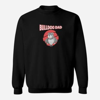 Bulldog Dad Funny Work Out Motivation Premium Sweat Shirt - Seseable