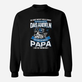 Bulldoggen Papa Sweatshirt, Väterlicher Stolz mit Spruch - Seseable