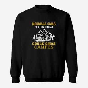 Camping Coole Omas Campen Sweatshirt - Seseable