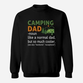 Camping Dad Definition Sweat Shirt - Seseable