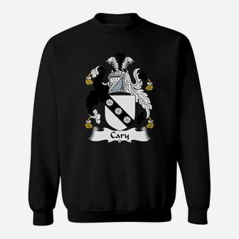 Cary Family Crest / Coat Of Arms British Family Crests Sweat Shirt - Seseable