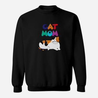 Cat Mom Shirt Cat Lover Gif Cat Sweat Shirt - Seseable