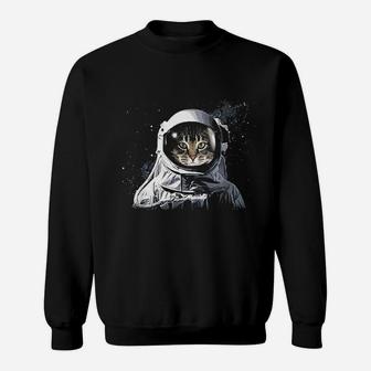 Catronaut Cat Astronaut Deep In Space Cosmic Gift Sweat Shirt | Seseable UK