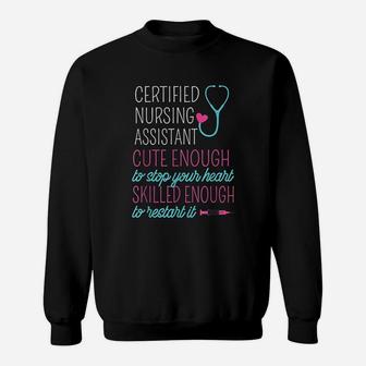 Certified Nursing Assistant Nurse Healthcare Profession Gift Sweat Shirt - Seseable