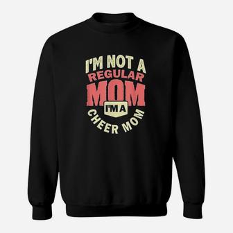 Cheer Mom Not Regular Cheermom Sweat Shirt - Seseable