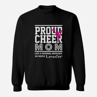 Cheerleading Mom Gifts Proud Cheer Mom Sweat Shirt - Seseable