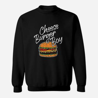 Cheeseburger Boy Burger Lover National Cheeseburger Day Sweat Shirt - Seseable