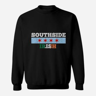 Chicago Southside Irish St Patricks Party Gift Sweat Shirt - Seseable