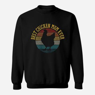 Chicken Mom Vintage Retro Good Gifts For Mom Sweat Shirt - Seseable