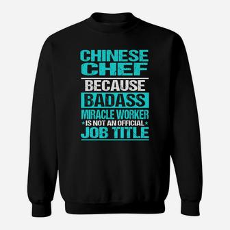 Chinese Chef Sweat Shirt - Seseable