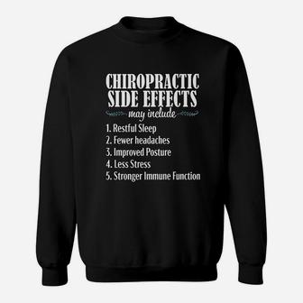 Chiropractor Chiropractic Funny Effects Spine Sweat Shirt - Seseable