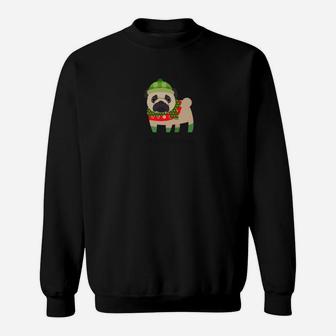 Christmas Bah Humpug Pug Dog Breed Sweat Shirt - Seseable