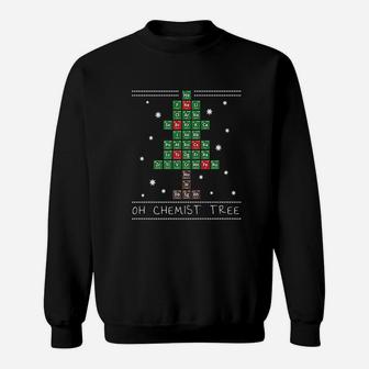 Christmas Chemistry Science Periodic Table Sweat Shirt - Seseable
