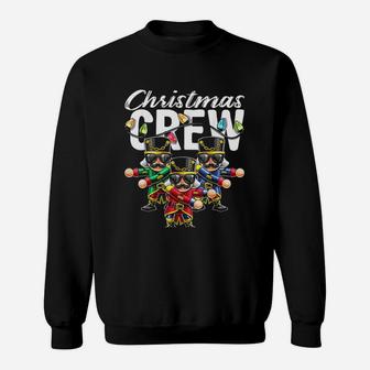 Christmas Crew Flossing Nutcracker Christmas Gift Sweat Shirt - Seseable