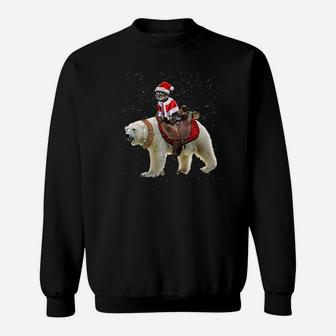 Christmas Polar Bear Ca Christmas Santa Ca Sweat Shirt