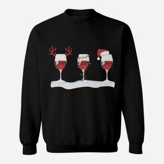 Christmas Winter Wine Wonderland Sweat Shirt - Seseable