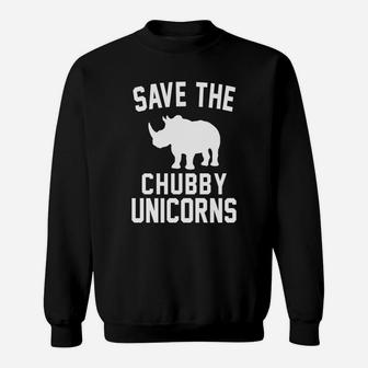 Chubby Unicorns Tshirt Sweat Shirt - Seseable